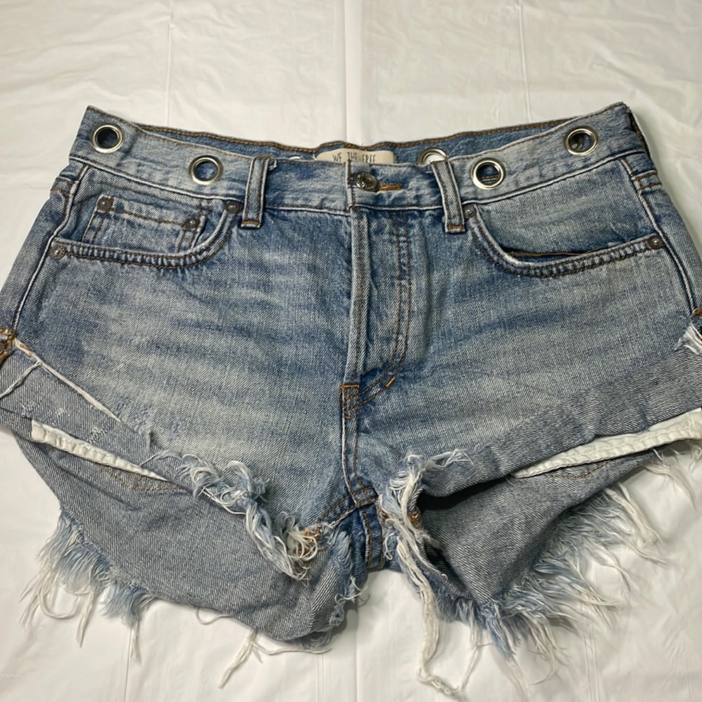 Free people Jean shorts
